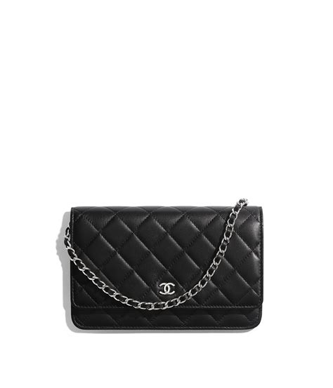 chanel wallet on chain lambskin|chanel wallet on chain size.